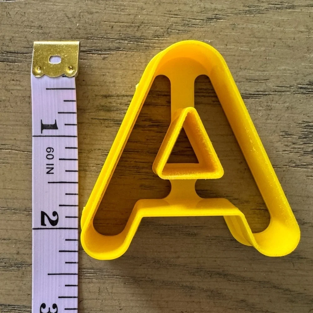 Colorful Alphabet Cookie Cutters Set
